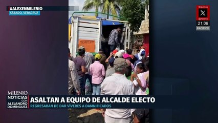 Alcalde de Misantla denuncia robo tras entregar apoyos por inundaciones en Poza Rica
