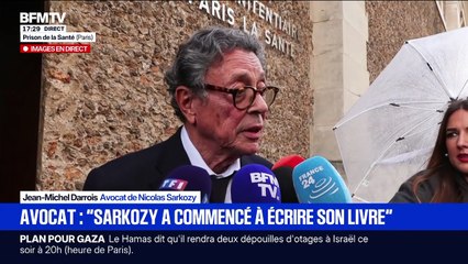 Nicolas Sarkozy, accompagné de sa femme Carla Bruni, sort de son domicile pour être incarcéré à la prison de La Santé à Paris. © Shana Abitbol/Bestimage


BMFTV, l'avocat de Nicolas Sarkozy s'exprime