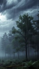 Thunderstorm, Sleep Sound, Storm, Sleeping, Heavy Rain, Rainfall, Rain Calm, Weather, Aura