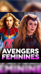 Les AVENGERS versions FÉMININES ! 👀 #avengers #marvel