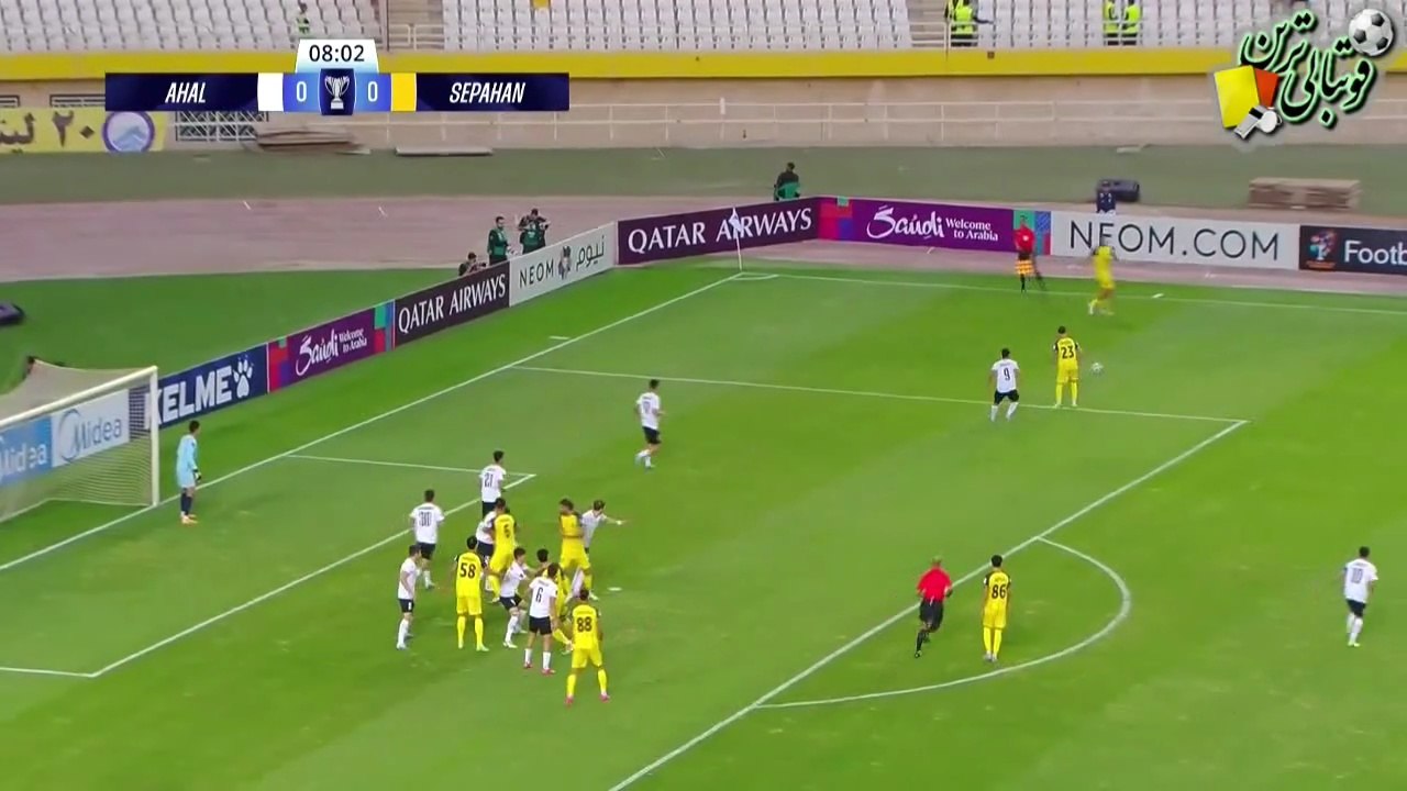 خلاصه بازی آخال و سپاهان