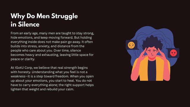 Why Men Hide Their Emotions | Mental Health Awareness