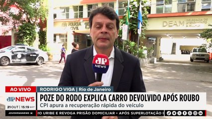 MC Poze do Rodo depõe na CPI da Alerj sobre rápida recuperação de carro | TEMPO REAL