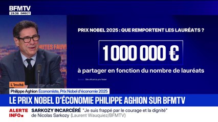Budget de la France: le prix Nobel d'économie 2025 Philippe Aghion prône "un effort partagé" sur le sujet