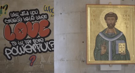 Canterbury Cathedral graffiti exhibition sparks debate