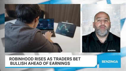 Robinhood Rises As Traders Bet Bullish Ahead Of Earnings
