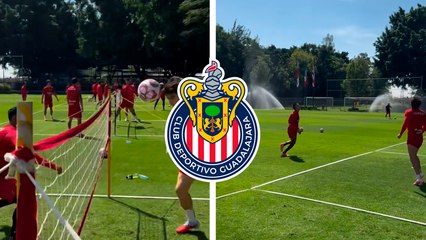 Chivas entrena y hace retas para prepararse para la doble jornada de la Liga MX