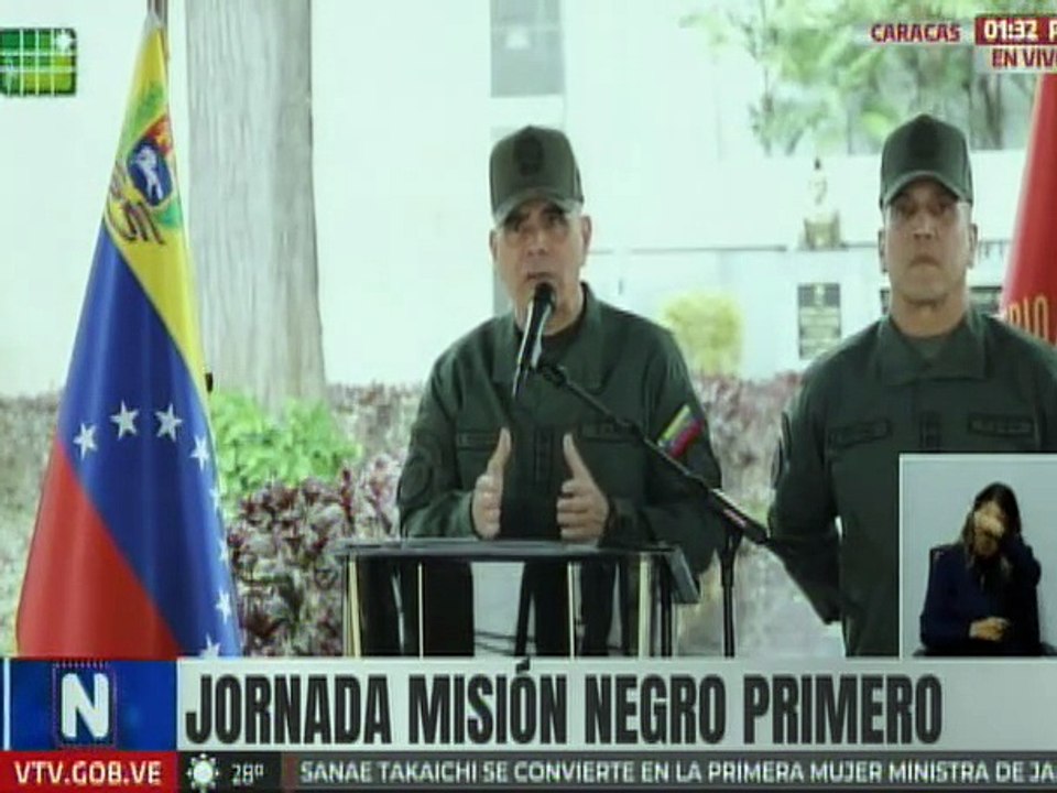 Vpdte. Sec. Padrino López: Colombia cuenta con la FANB para enfrentar amenazas sobre la frontera