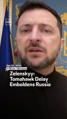 Zelenskyy Tomahawk Delay Emboldens Russia