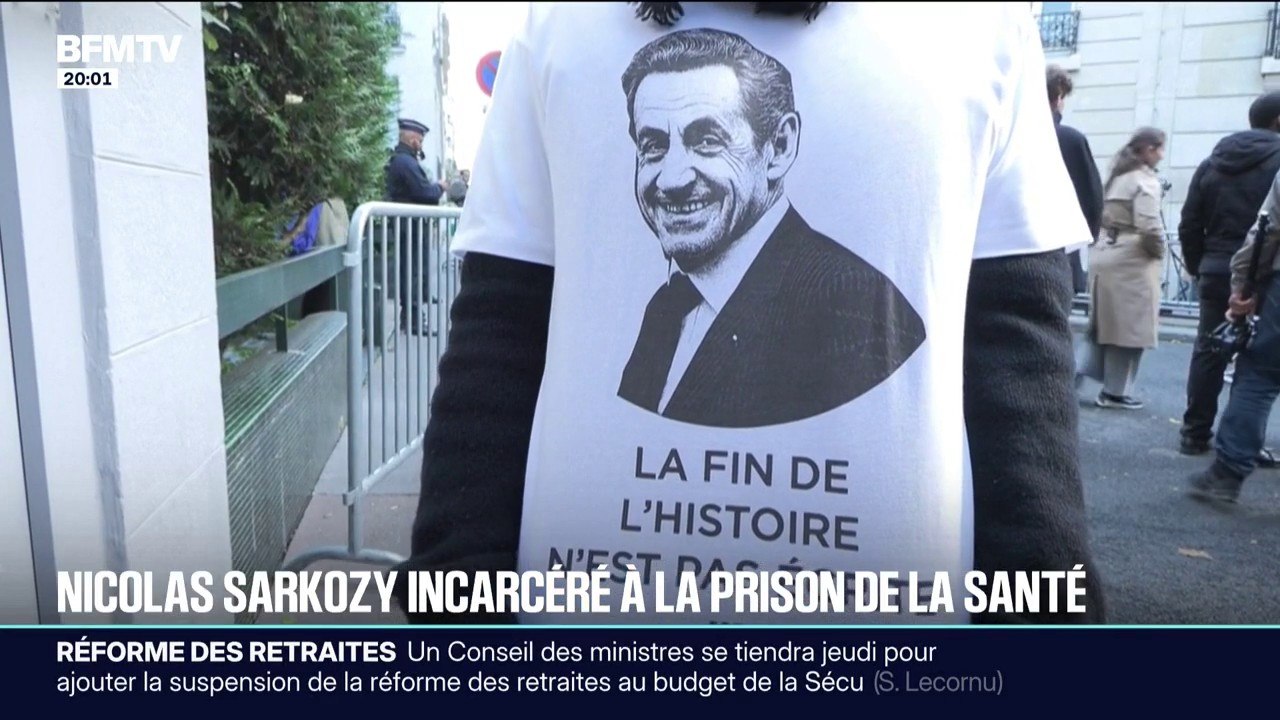 Retour sur le premier jour d'incarcération de Nicolas Sarkozy à la prison de la Santé