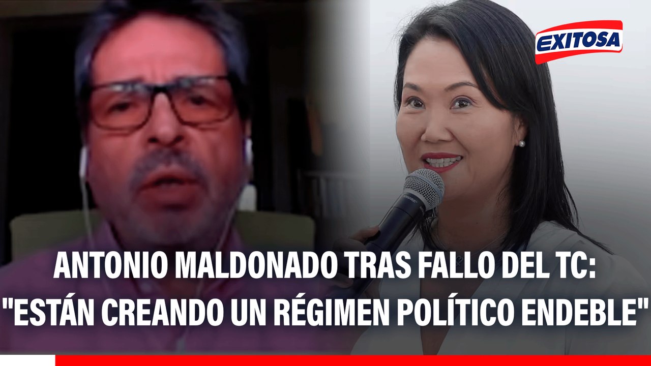 Antonio Maldonado tras fallo del TC en caso Cócteles: "Están creando un régimen político endeble"