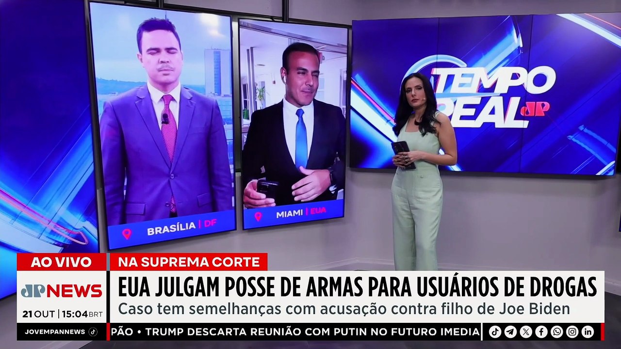 EUA vai analisar recurso que proíbe posse de armas para usuários de drogas | TEMPO REAL