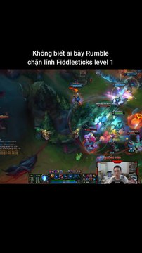 Không biết ai bày Rumble chặn lính Fiddlesticks level 1 #rumble #fiddlesticks #lienminhhuyenthoai #leagueoflegends #knightriseky