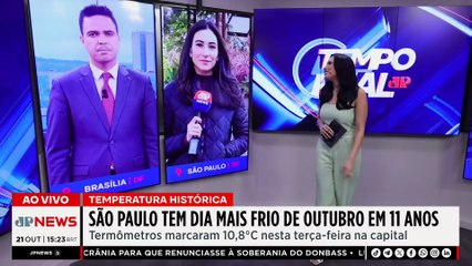 São Paulo tem dia mais frio dos últimos 11 anos em plena primavera | TEMPO REAL