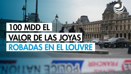 El valor de las joyas robadas en el Louvre es estimado en más de 100 millones de dólares