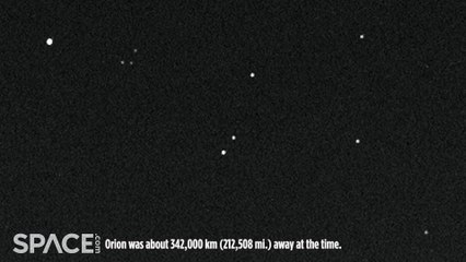 Amazing Time-Lapse Of Artemis 1 Orion Spacecraft From Ground and Space