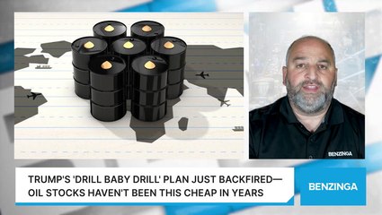 Trump's 'Drill Baby Drill' Plan Just Backfired—Oil Stocks Haven't Been This Cheap In Years