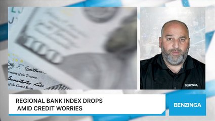 Regional Bank Index Drops Amid Credit Worries