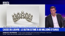 Casse du Louvre: "Aujourd'hui, le carat de diamant est entre 500 et 1.000 euro", explique Ariel Altmann, marchand de bijoux anciens