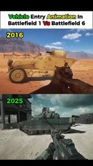 Vehicle Entry Animation In BF1 VS BF6 - Battlefield 6