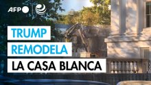 Trump derriba parte de la Casa Blanca para construir un nuevo salón de baile