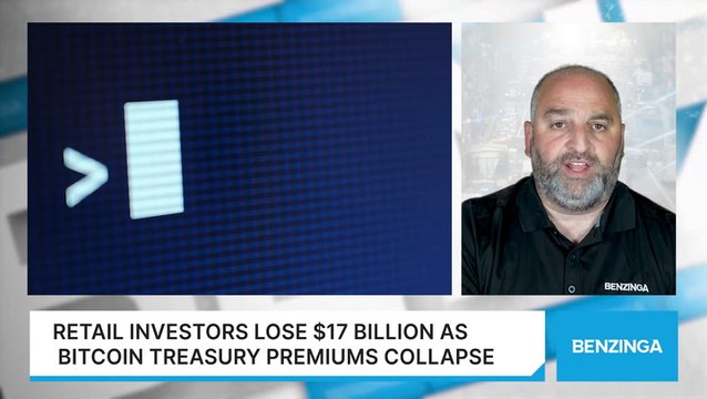 Retail Investors Lose $17 Billion As Bitcoin Treasury Premiums Collapse