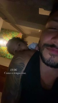Vídeo: Yuri Lima compartilha momento carinhoso com a filha Nala