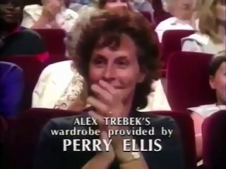 Jeopardy! closing credits, 9/6/99