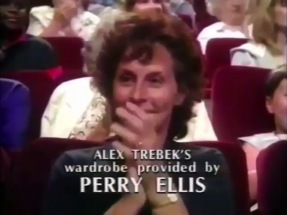 Jeopardy! closing credits, 9/6/99