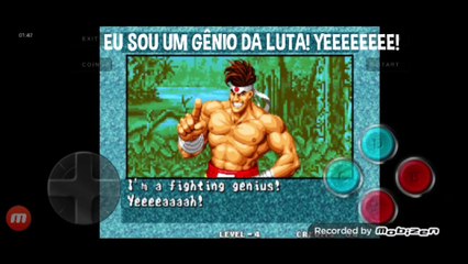 Fatal Fury 3 Bob Wilson vs Joe Higashi fala de vitória do Joe Higashi em português
