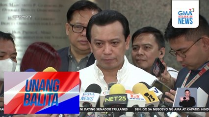 FPRRD, Sen. Bong Go at 2 niyang kaanak, sinampahan ng reklamong plunder ni dating Sen. Trillanes | Unang Balita