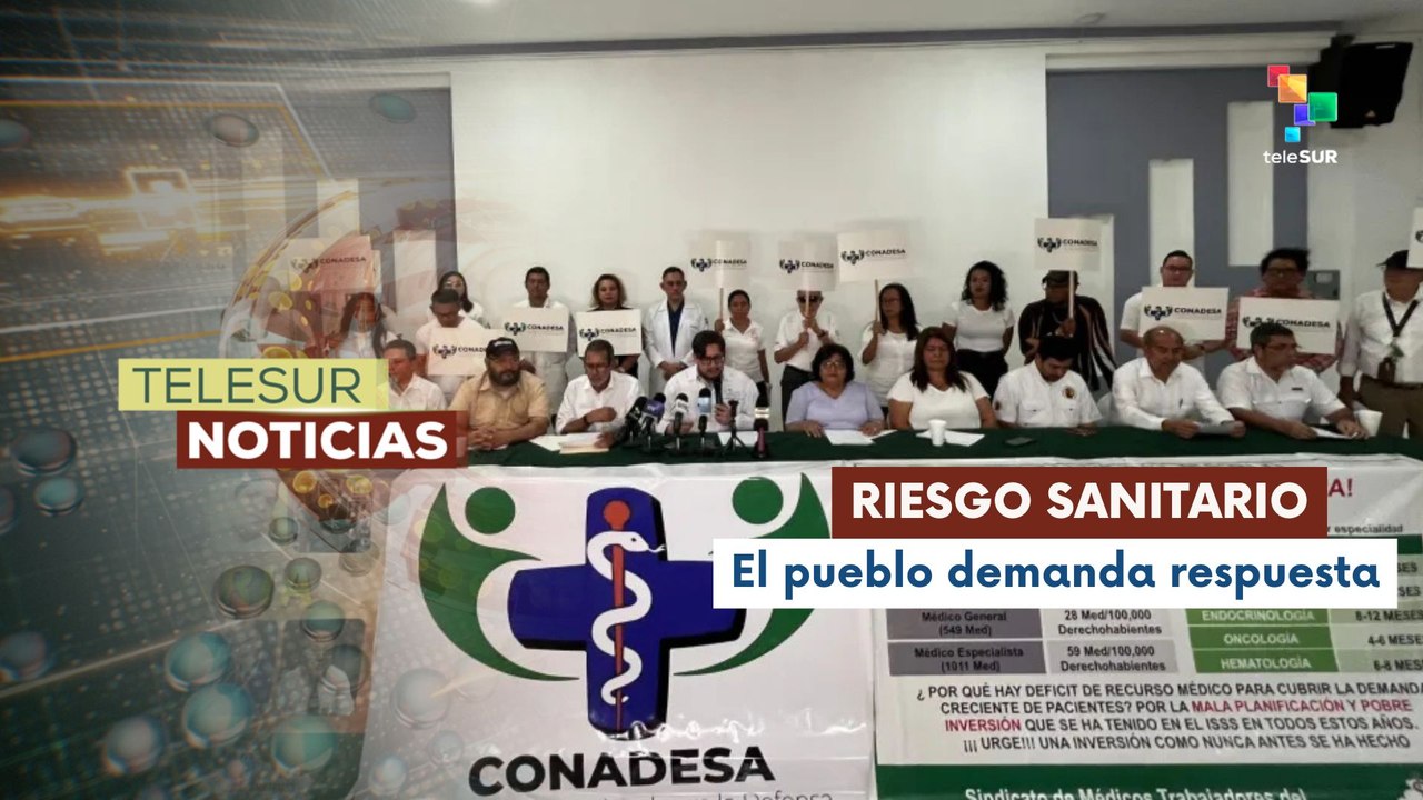 Movimientos sociales denuncian crisis del sistema de salud pública en El Salvador