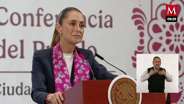Sheinbaum le saca el reloj a reportera en plena Mañanera del Pueblo tras alargarse en su pregunta
