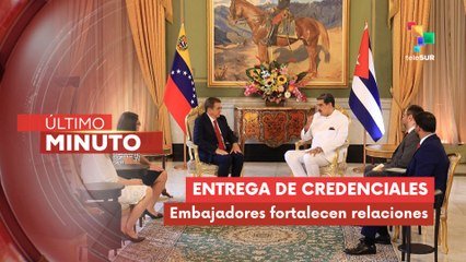 Venezuela renueva compromiso con Líbano y Cuba en ceremonia de cartas credenciales