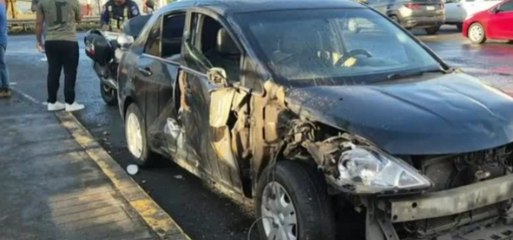 Se registra otro accidente entre el tren Panamá-Colón y un auto