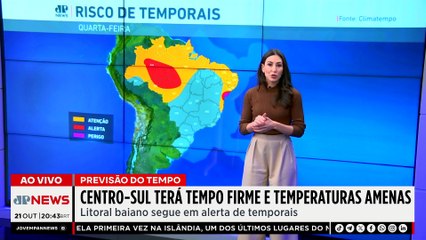 Previsão do Tempo: Frio segue no Centro-Sul; tempo firme e temperaturas baixas