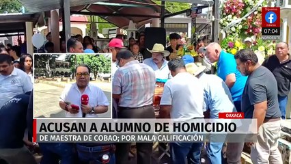 Fiscalía de Oaxaca investiga asesinato de maestra; un alumno sería el responsable