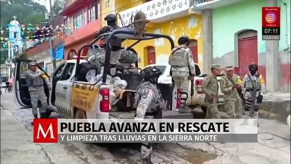 Puebla refuerza ayuda humanitaria en municipios dañados por las inundaciones