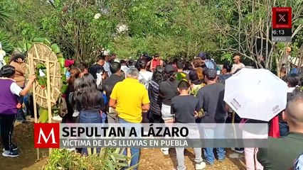 Luto en Puebla: despiden a Lázaro Gayosso, víctima del deslave en la Sierra Norte