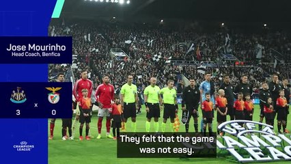 St James' Park 'was quiet' - Mourinho mocks Newcastle atmosphere