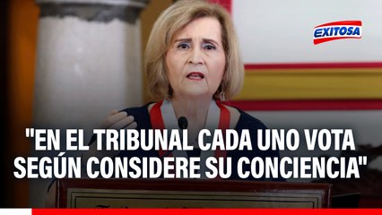 Luz Pacheco sobre caso 'Cocteles': "En el tribunal cada uno vota según considere su conciencia"