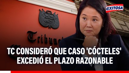 Caso 'Cócteles' declarado nulo: "Diez años excede el plazo razonable", señala presidenta del TC