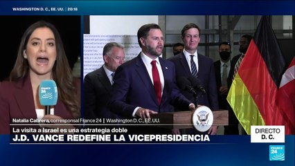 Directo D. C. con el viaje del vicepresidente J. D. Vance a Israel