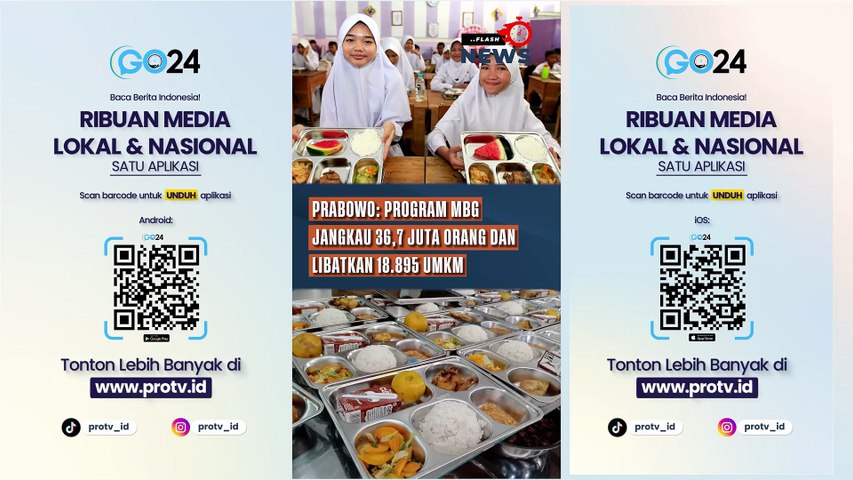 Prabowo: Program MBG Jangkau 36,7 Juta Orang dan Libatkan 18.895 UMKM