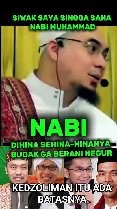 Nabi Dihina Sehina-hinanya, Budak mana Berani Negur