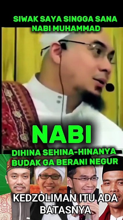 Nabi Dihina Sehina-hinanya, Budak mana Berani Negur
