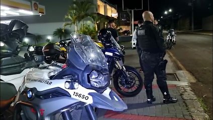 Blitz apreende carros, motos e maconha na Região Norte de Cascavel