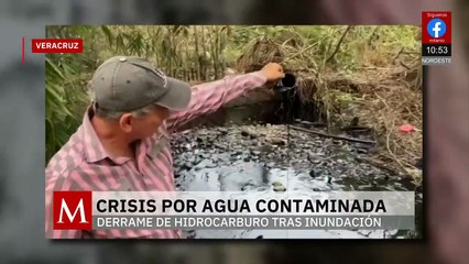 Pemex alerta por contaminación de agua en ríos y arroyos tras inundaciones en Álamo