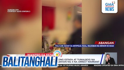Babaeng wanted sa kasong estafa at tumalbog na mga tseke, nadakip; sinilbihan ng 4 na arrest warrant | Balitanghali