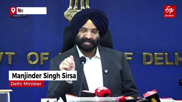 Delhi Minister Sirsa Slams Kejriwal, Alleges He Banned Firecrackers To Garner Votes Of Particular Community